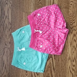 2pk Carter's shorts